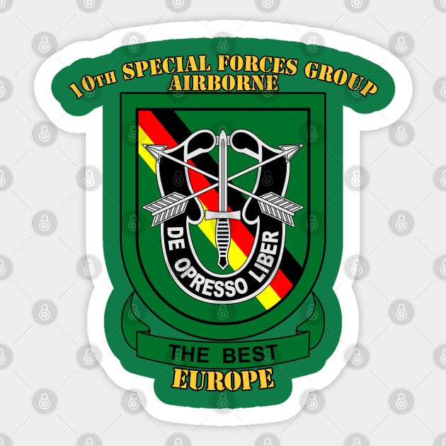 10th Special Forces Group Sticker by MBK